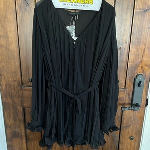 Long sleeve flowy romper